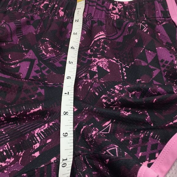 Reebok Speedwalk Running Shorts Purple lavender graphic print women’s size Small - Picture 10 of 11